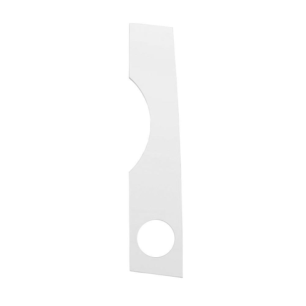 Jura Blende Deckel rechts Aluminium weiss Z10
